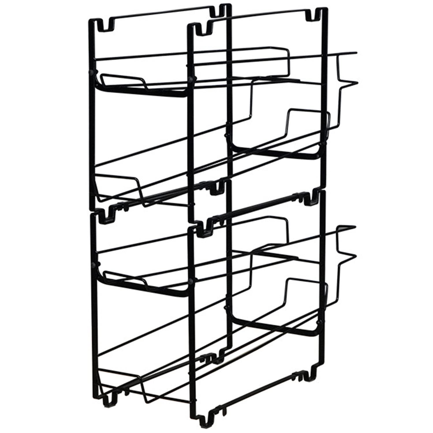2-Pack Double-Layer Soda Can Organizer - Space Saving Beverage Rack for Canned Food Storage in Pantry, Refrigerator & Kitchen - Perfect for Organizing Coke, Beer & Energy Drinks - Ideal for Home, Office & Party Use