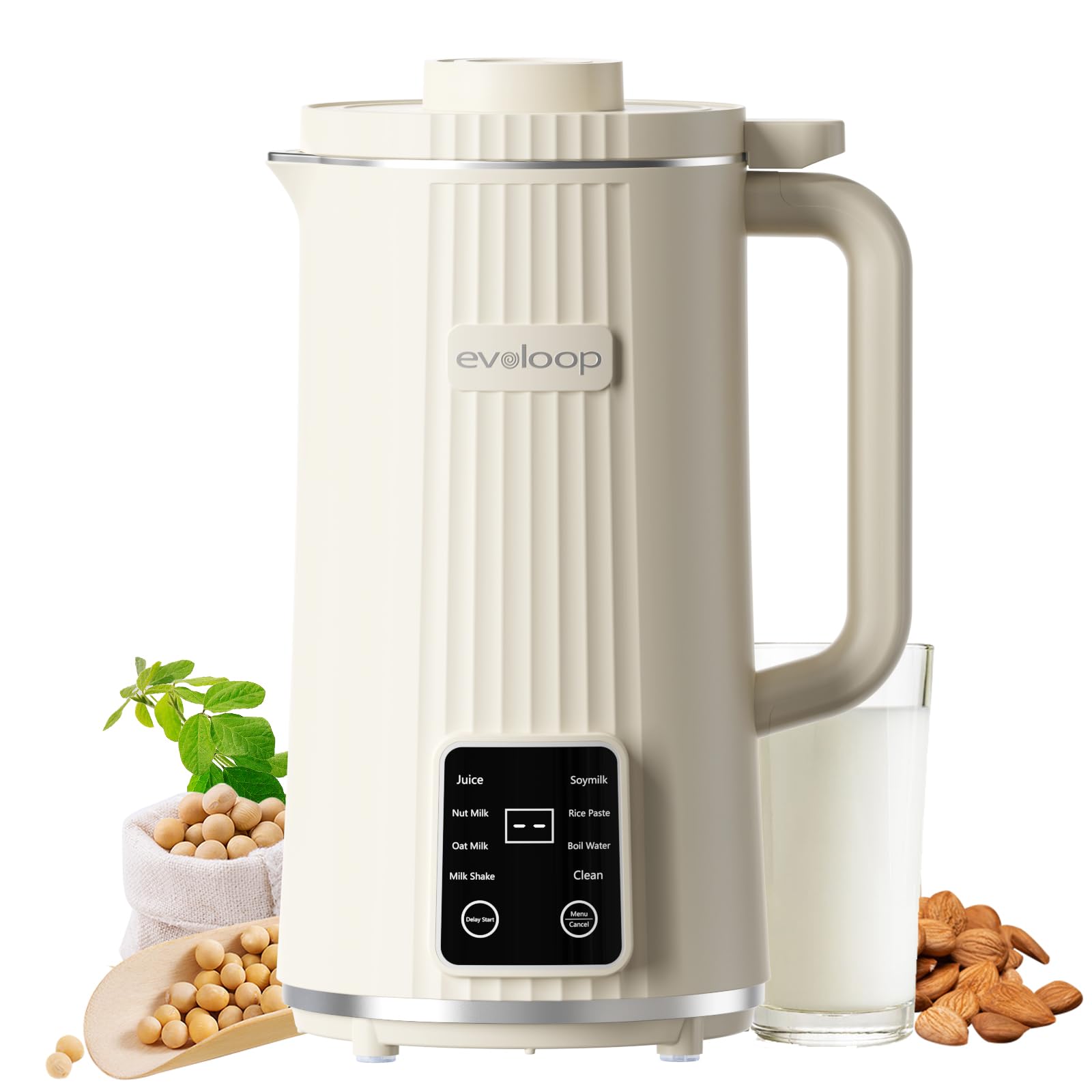 8-in-1 Automatic Nut Milk Maker & Electric Travel Kettle (100-240V) - Perfect for Vegan Milk, Coffee & Tea On-the-Go, Home & Office Use