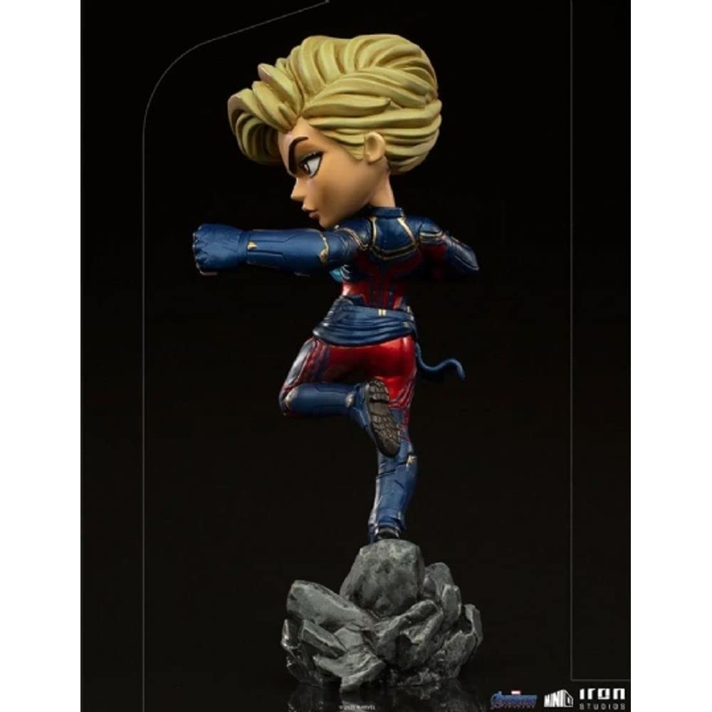 Iron Studios & MiniCo MARCAS32120 Marvel Avengers Captain America Endgame Action Figure – Collectible Miniature for Display, Gifts & Marvel Fan Collections