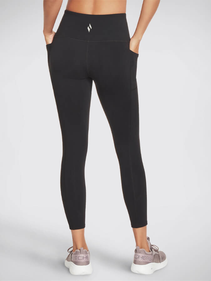 Skechers GOWALK High Waisted 7/8 Women's Leggings - Comfortable Yoga Pants for Walking, Running & Workout - Perfect for Gym, Travel & Everyday Wear