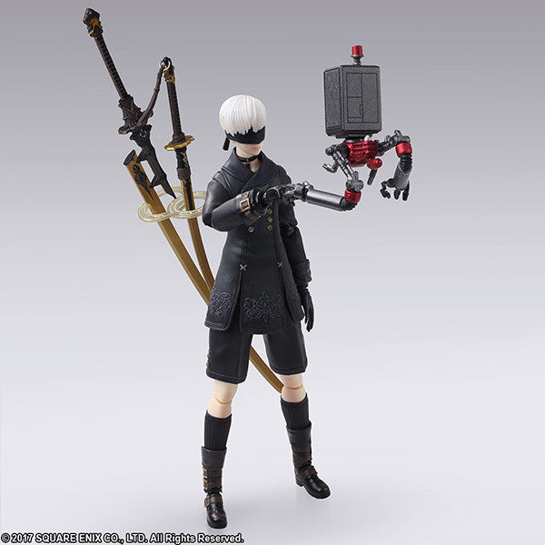 Bring Arts Nier Automata 9S Action Figure - Square Enix Collectible Model for Anime & Gaming Fans | Perfect for Display, Cosplay, and Gift Giving