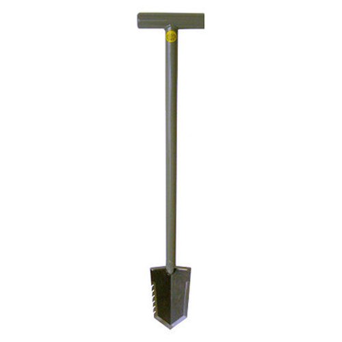 Lesche T-Handle Serrated Digging Shovel - Left Side Serrated Edge for Gardening, Metal Detecting & Outdoor Activities - Perfect for Digging, Planting & Treasure Hunting