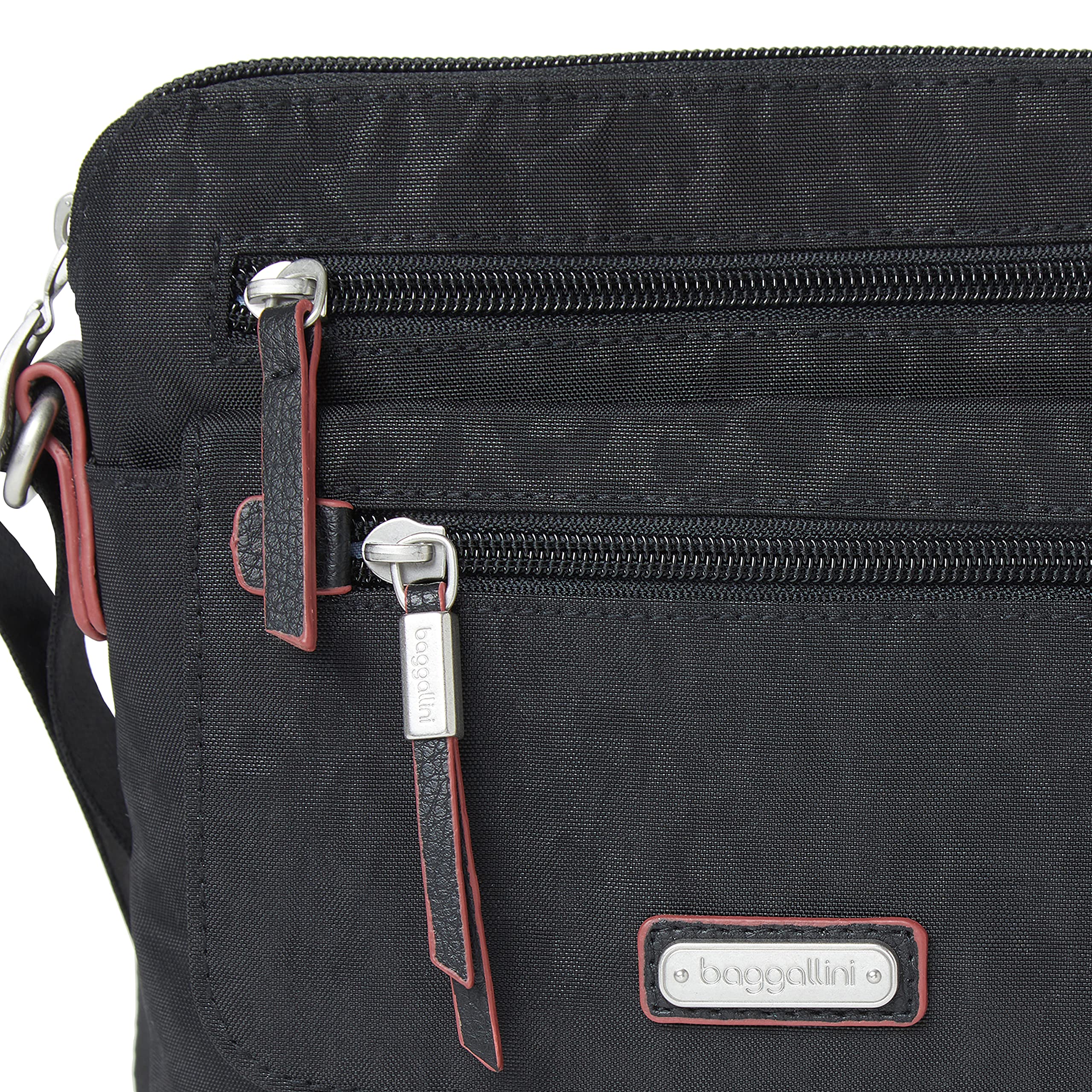 Baggallini Escape RFID Blocking Crossbody Bag with Phone Wristlet - Secure Travel Purse for Women, Everyday Use & Commuting