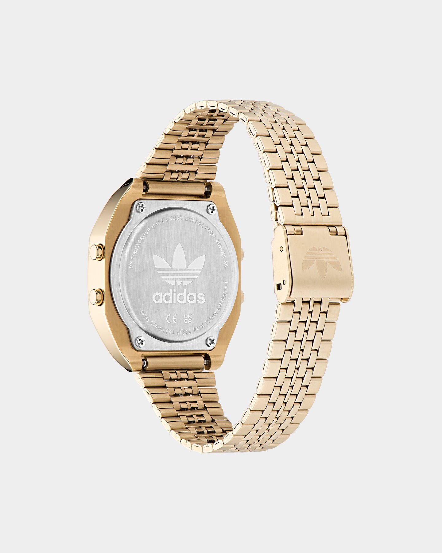 Adidas Digital Two Watch Gold - Stylish Unisex Sports Watch with Alarm & Stopwatch - Perfect for Running, Gym & Outdoor Activities