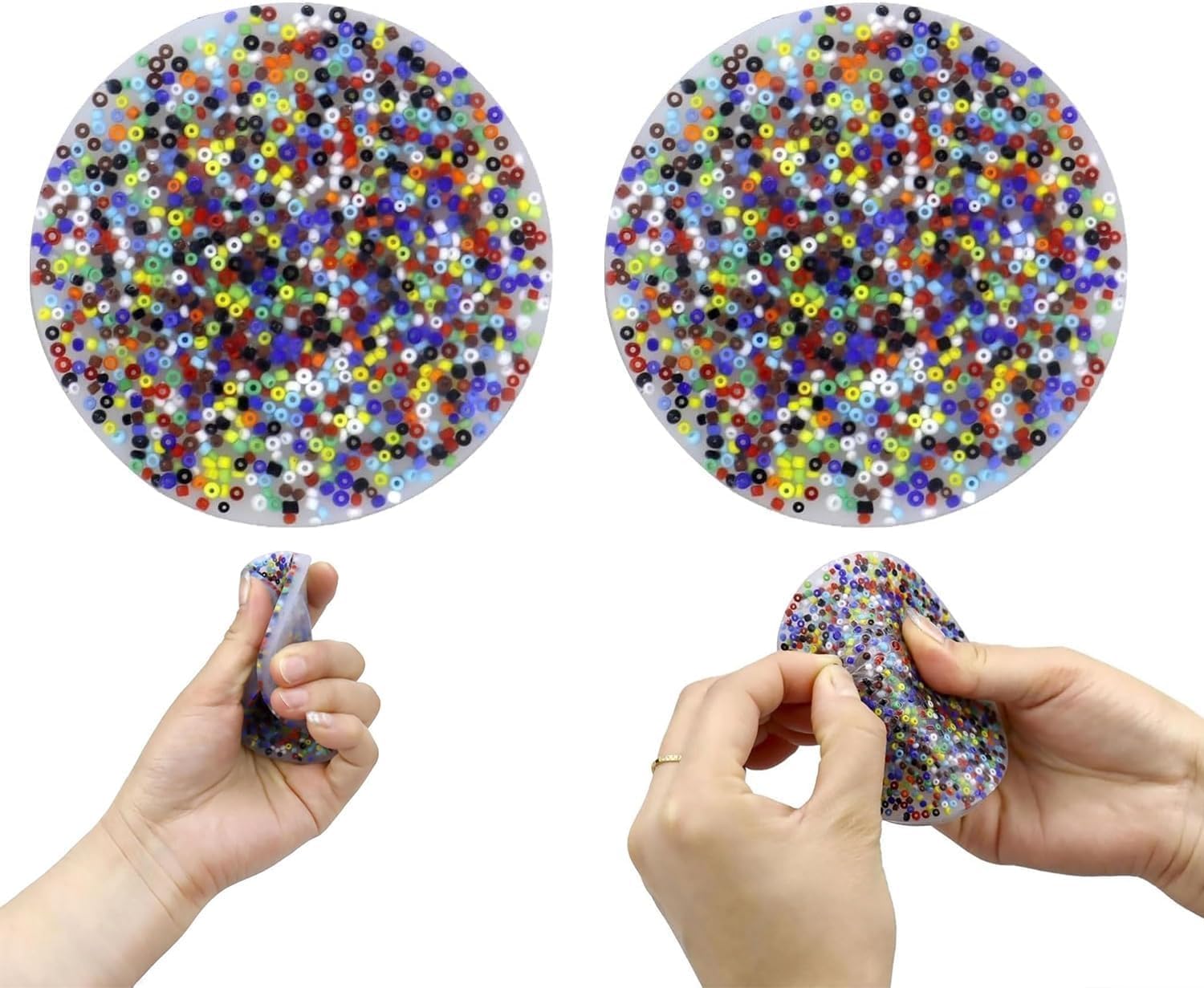 **Skin Picking Fidget Toys for Anxiety Relief - 2 Pack Small Sensory Fidget Pads for Dermatillomania & Trichotillomania - Stress Relief & Focus Aid for Kids & Adults - Perfect for Home, Office, or Travel**