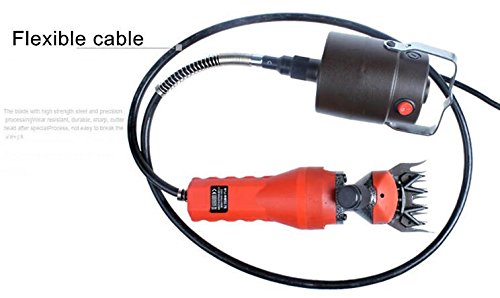TOPCHANCES 750W Electric Sheep Shears - Professional 220V Livestock Grooming Clippers with 9-Toothed Curved Blade for Goats, Sheep & Farm Animals - Perfect for Wool Trimming, Animal Shaving & Farm Maintenance