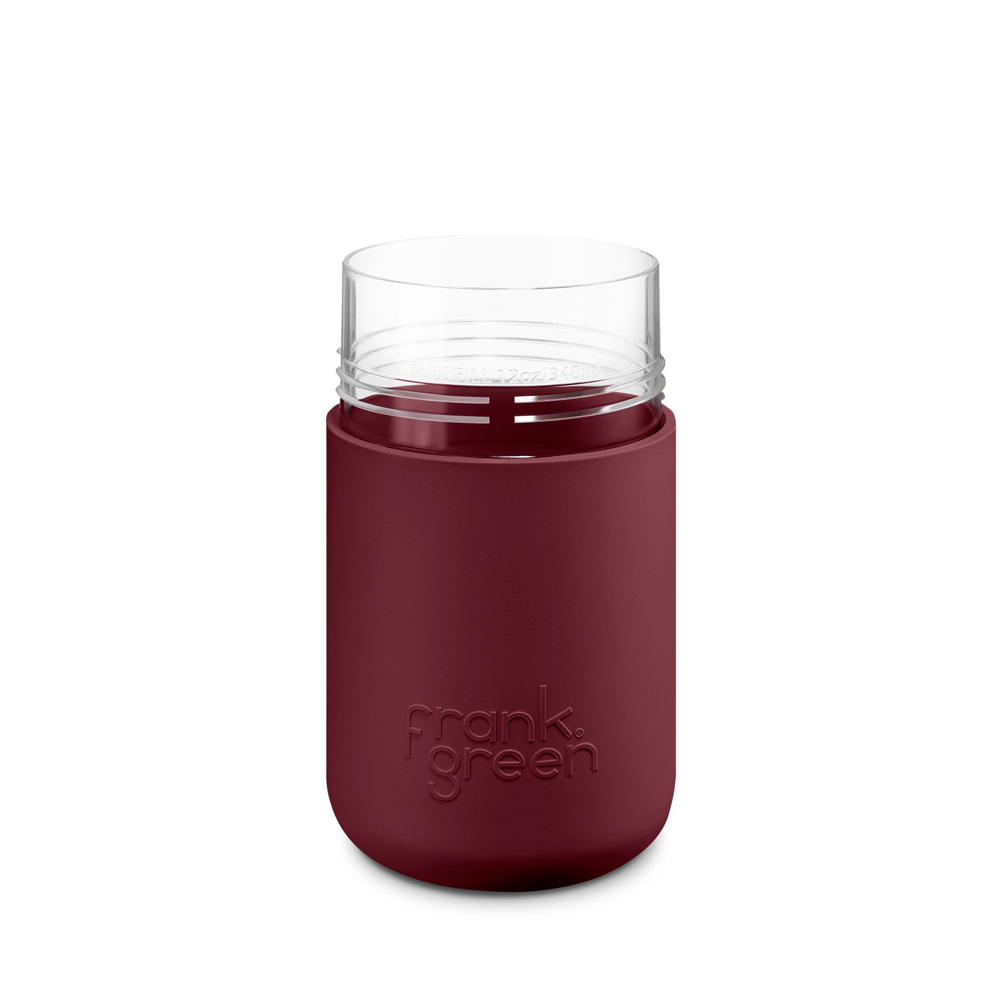 12oz (340ml) Original Reusable Cup Base - Durable & Eco-Friendly Coffee Mug for Home, Office, Travel & Outdoor Activities