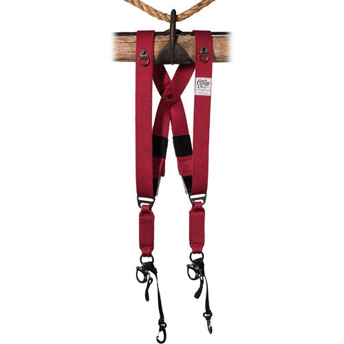 Holdfast Gear Camera Swagg Strap - Premium Adjustable Camera Neck Strap in Red for DSLR & Mirrorless Cameras - Perfect for Photographers, Travel & Outdoor Shoots