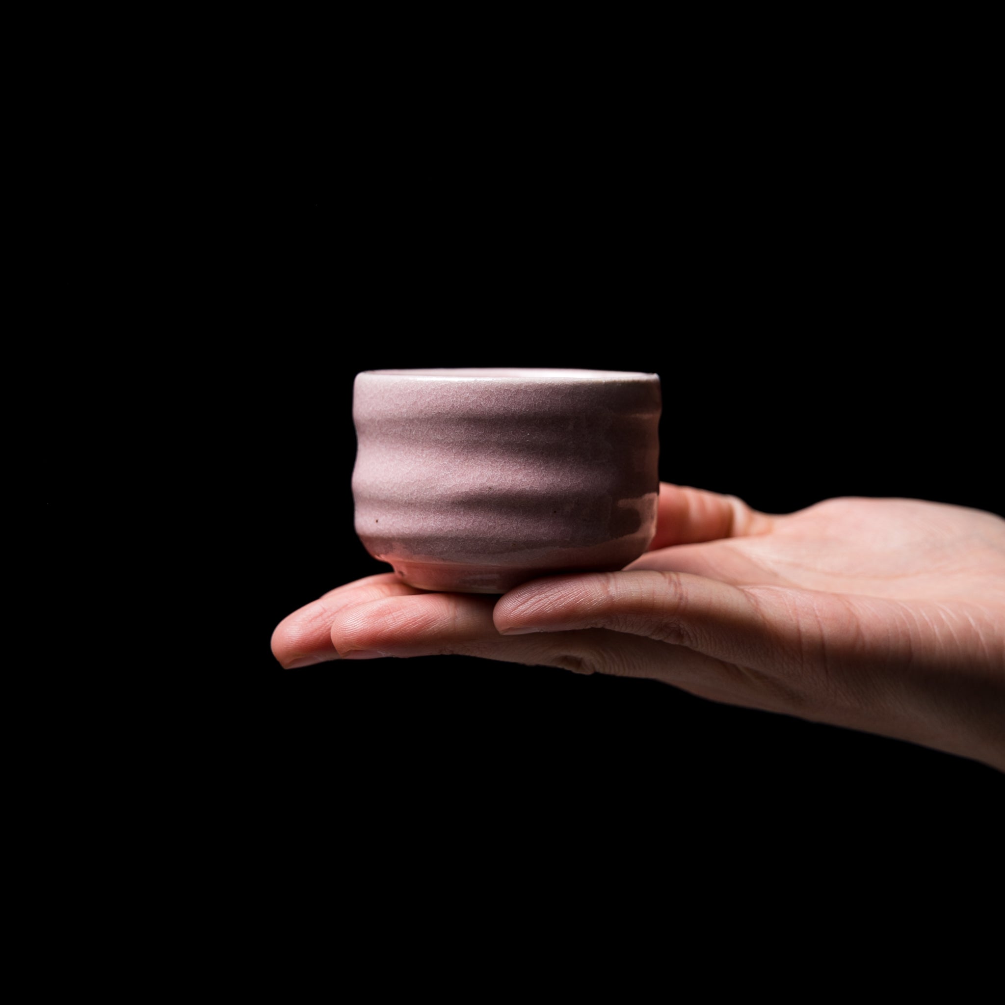 Handmade Japanese Pottery Sake Cup with Cherry Blossom Design - Traditional Guinomis for Sake Tasting, Home Bar Decor, and Japanese Tea Ceremony