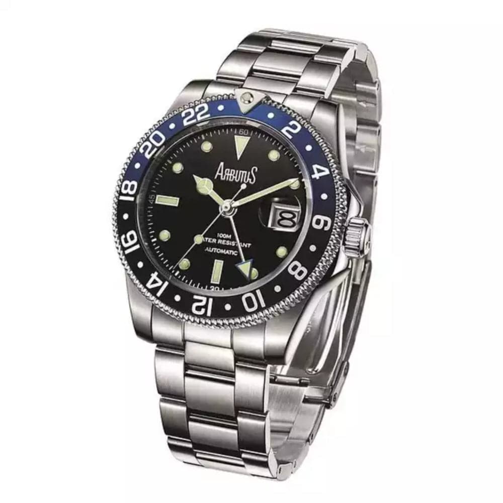 ARBUTUS AR1806SUS Retro Classic Men's Watch - Vintage Style Analog Wristwatch for Business, Casual & Formal Occasions