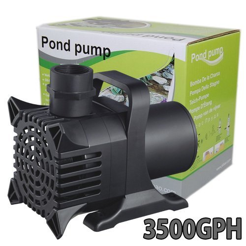 290W High-Efficiency Koi Pond Pump - 3500 GPH Submersible Waterfall Fountain Pump for Outdoor Ponds, Water Gardens & Decorative Fountains - Perfect for Backyard Landscaping & Aquatic Features