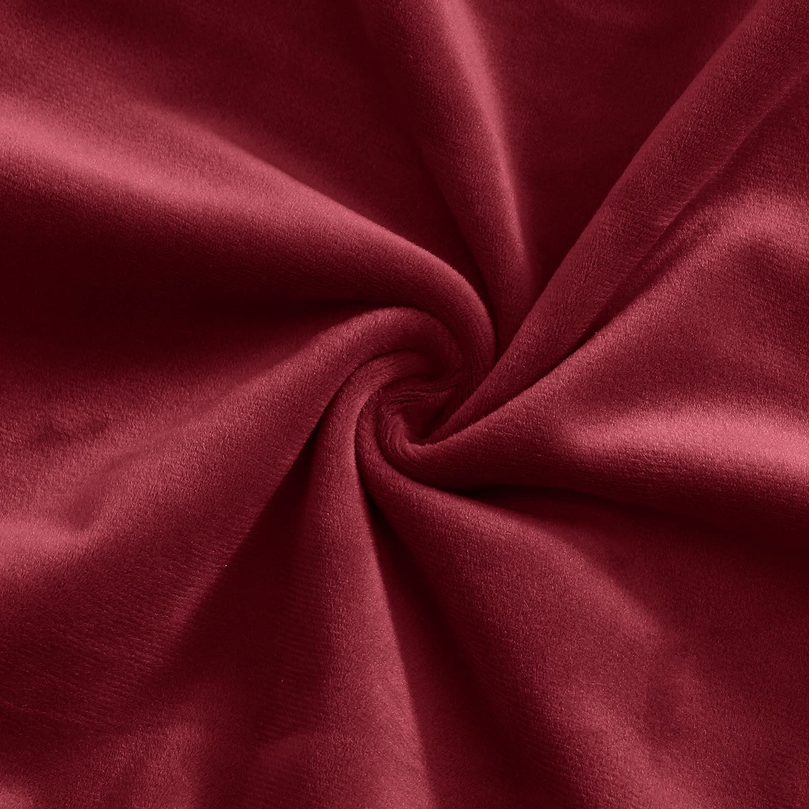 FORCHEER Velvet Bench Slipcover - Washable Seat Protector for Sofa, Dining Chairs & Bed - Soft Velvet Fabric (Wine Red) - Perfect for Living Room, Kitchen & Bedroom Decor