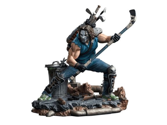 Iron Studios Teenage Mutant Ninja Turtles Casey Jones BDS Art Scale 1/10 Statue - Collectible Action Figure for TMNT Fans, Home Decor & Gift for Comic Book Lovers