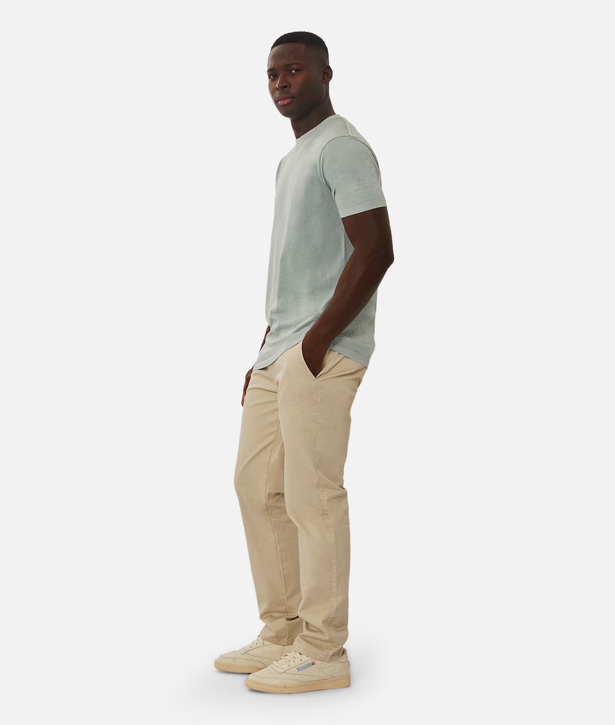 Premium Classic Cotton T-Shirt for Men | Soft & Comfortable Basic Tee in Faded Blue | Casual Wear, Layering & Everyday Outfits