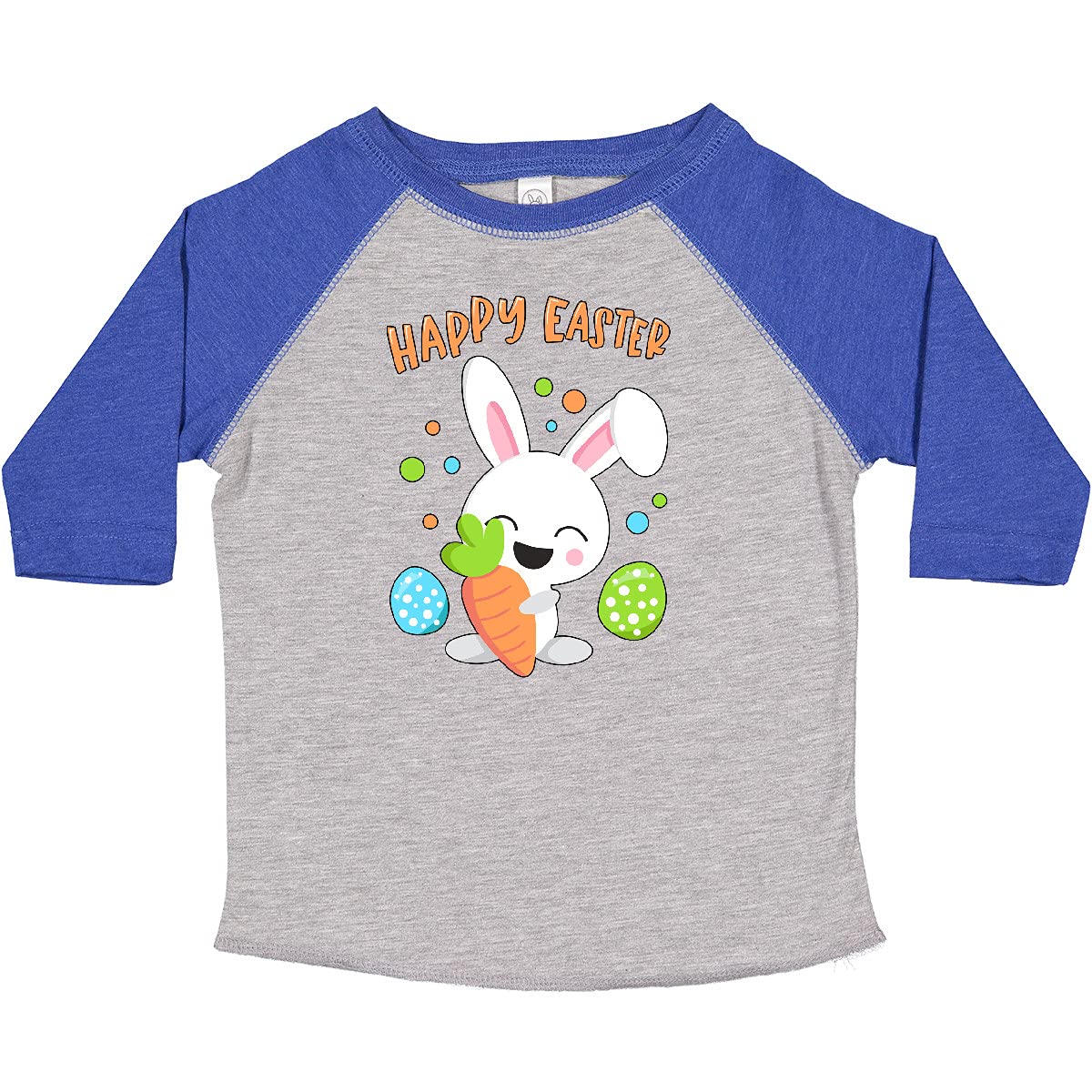 Happy Easter Bunny Toddler T-Shirt for Kids Easter Party