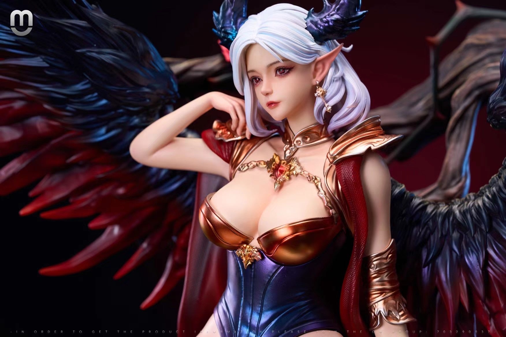 MU Studio Flame Demon Judy OC - Anime Figure Collectible for Display & Cosplay | Perfect for Anime Fans & Home Decor