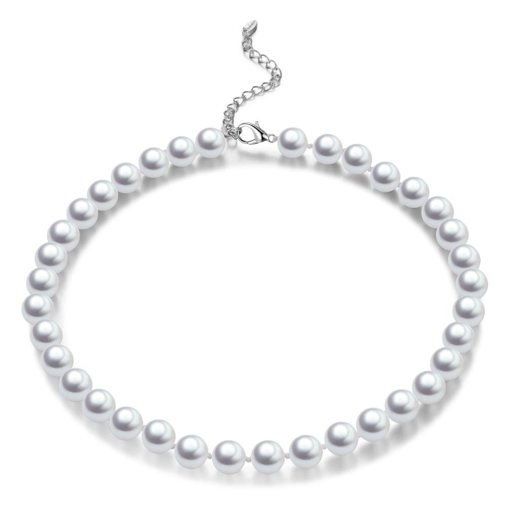 Elegant Beaded Pearl Choker Necklace for Women - Fashion Jewelry Birthday Gift - Perfect for Weddings, Parties & Special Occasions