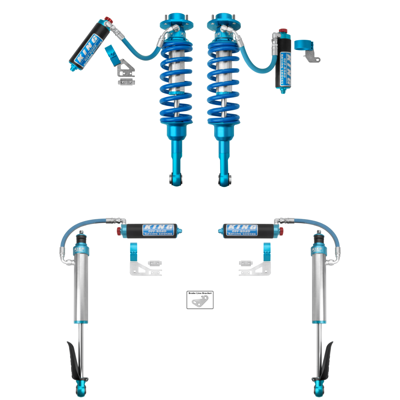 2024 Lexus GX550 Overtrail Edition Complete King Shock Suspension Kit - Off-Road Performance Upgrade for Adventure & Overlanding