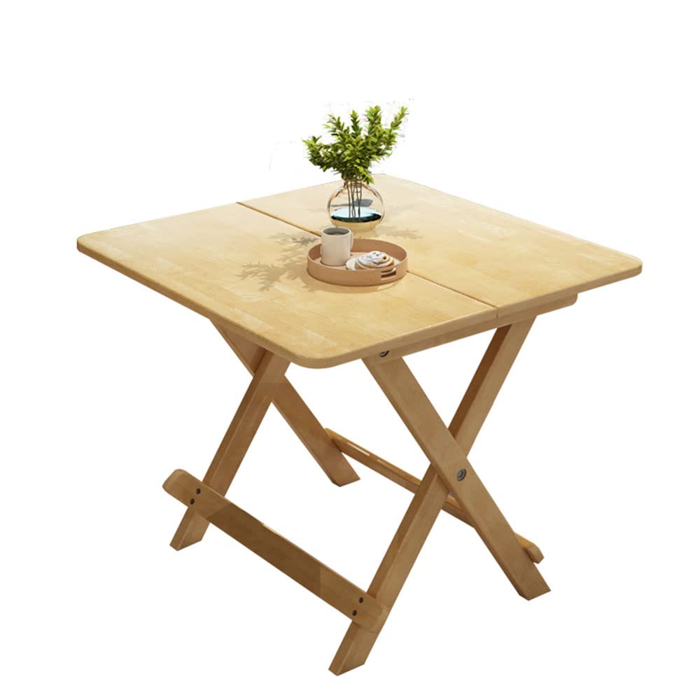 CHENCUAN Solid Wood Folding Table - Multi-Purpose Desk for Office, Study, Dining, RV, Kitchen & Outdoor Use | Free Installation & Space-Saving Design