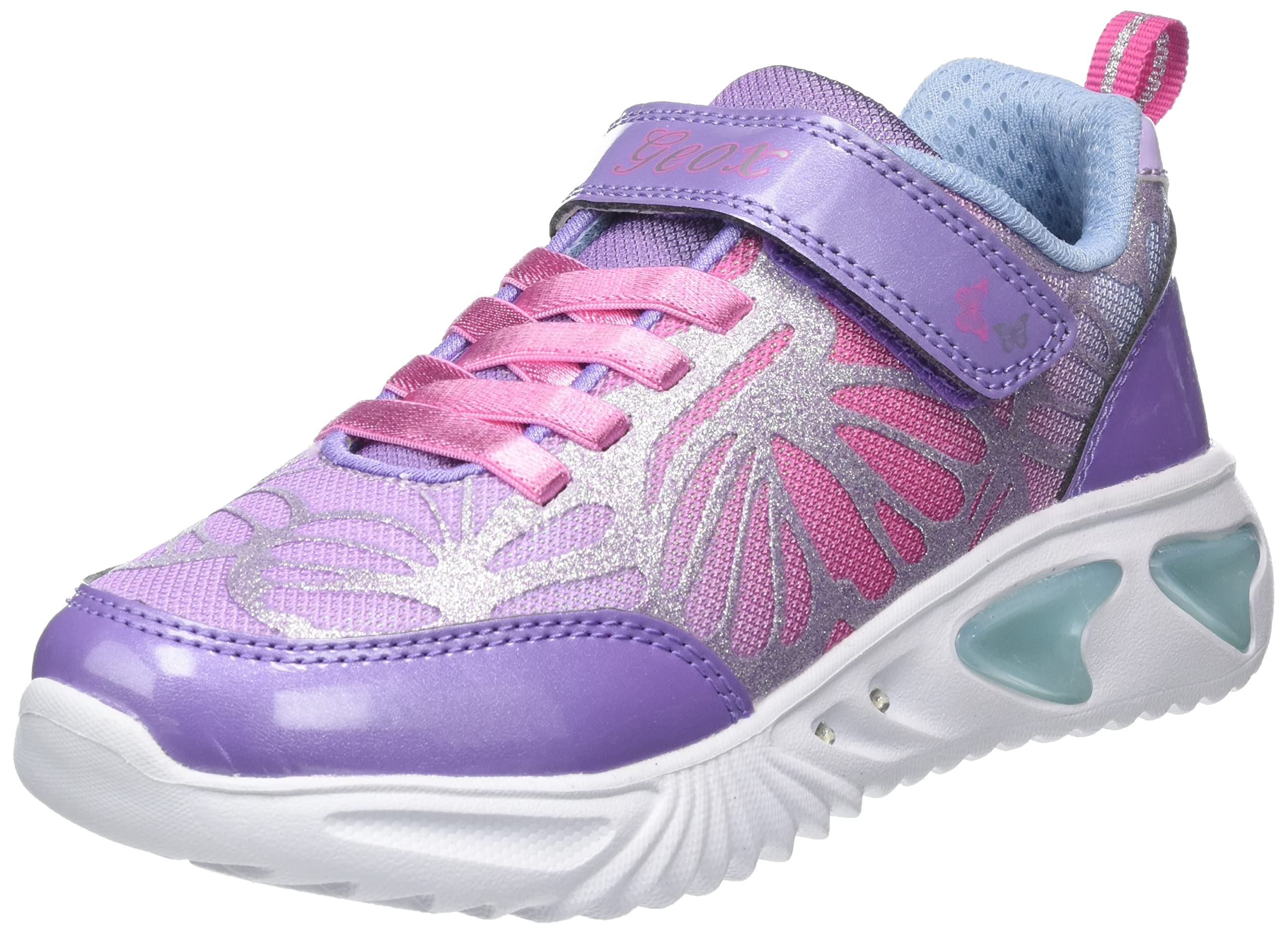 Geox Girl Assister 4 Sneakers - Breathable Lightweight School Shoes for Girls | Perfect for Classroom, Playground & Everyday Wear
