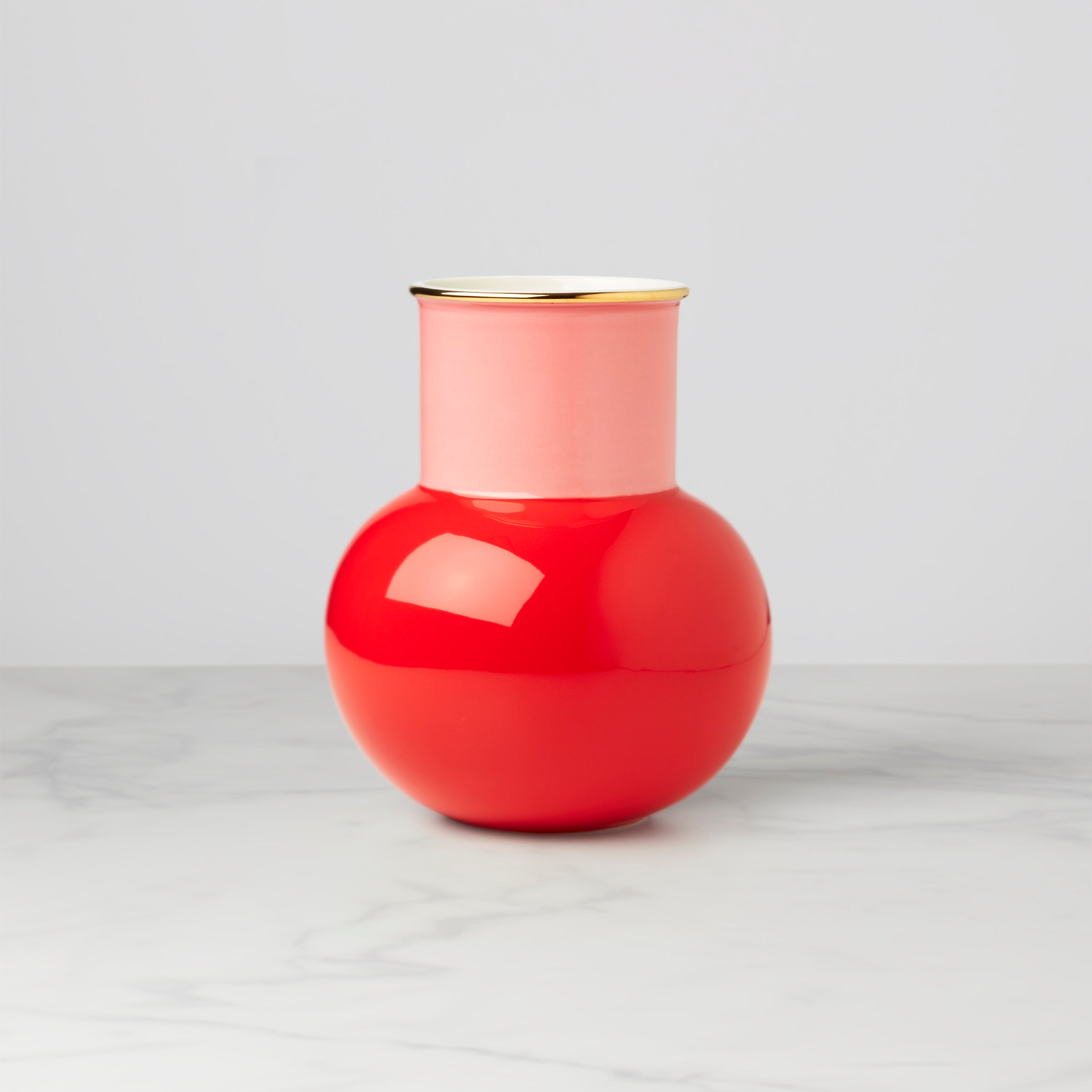 Make It Pop Warm Red Bouquet Vase - Elegant Floral Centerpiece for Home Decor, Weddings & Special Occasions