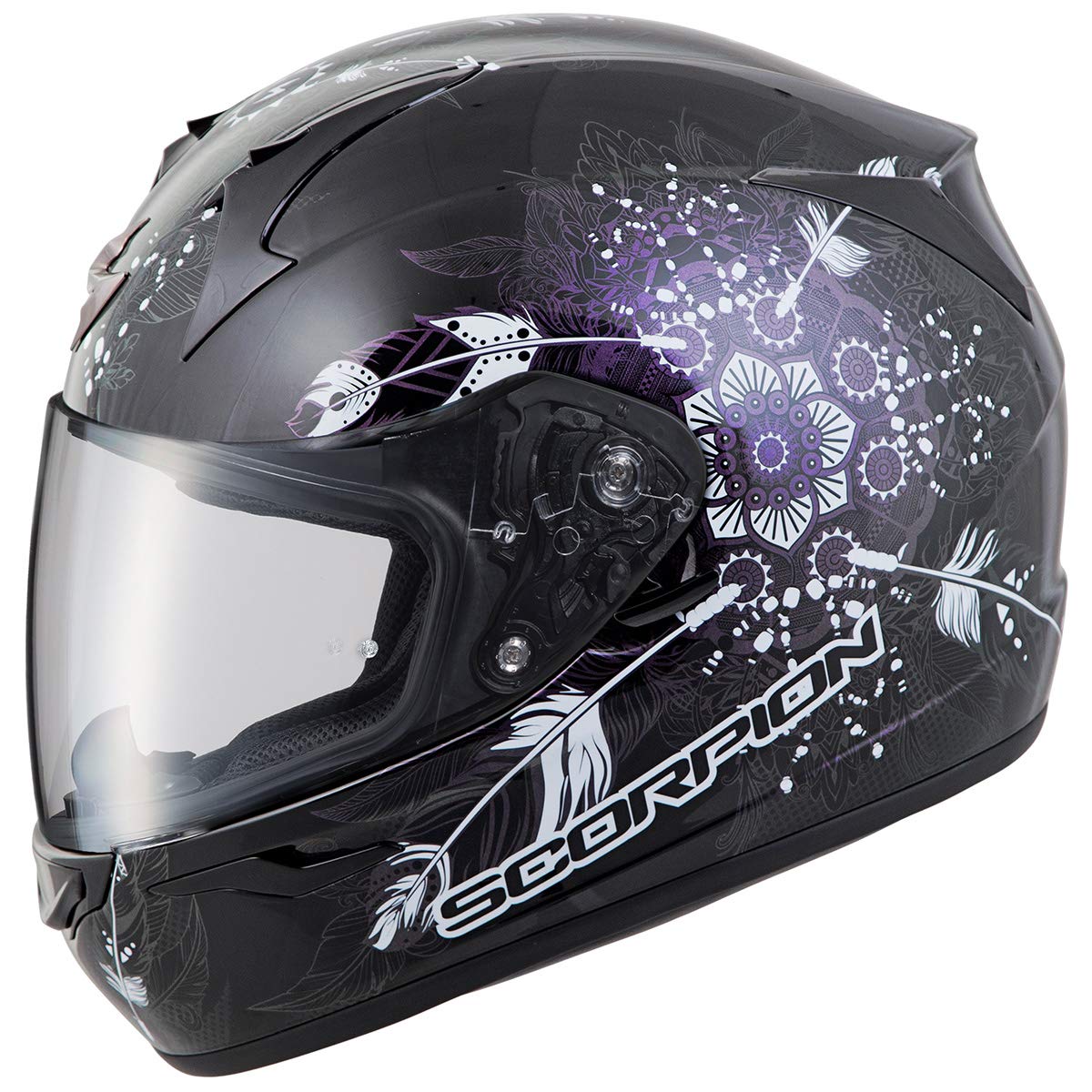 Scorpion R320 Motorcycle Helmet - Dream Series (Small, Black) - Lightweight & DOT Certified for Safe Riding - Perfect for Street Bikes & Commuting