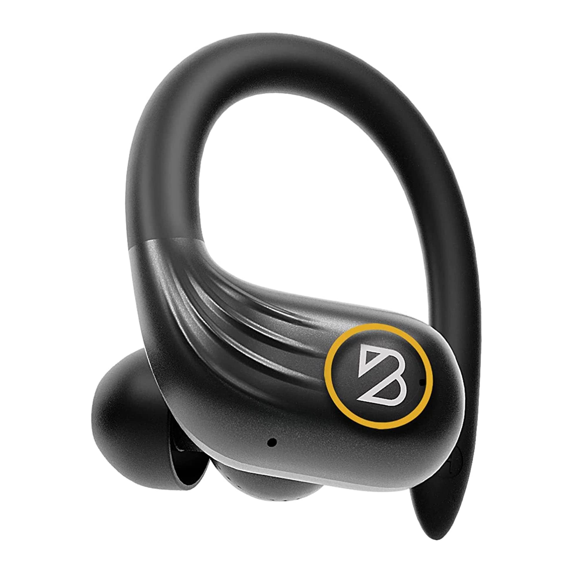 Back Bay Audio Runner 60 Wireless Bluetooth Earbuds - 80H Battery Life, Secure Ear Hooks, Built-in Mic - Perfect for Running, Workouts & Active Lifestyles