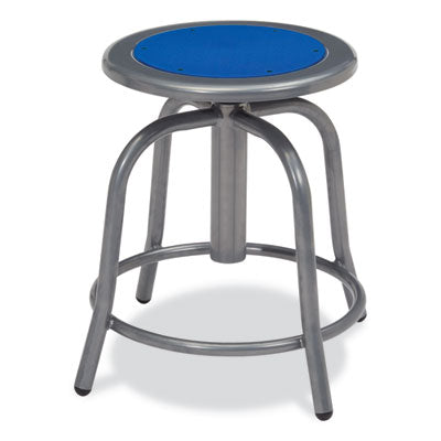 NPS 6800 Series Heavy Duty Height Adjustable Metal Swivel Stool - 300 lb Weight Capacity - Perfect for Office, Workshop, Kitchen & Industrial Use