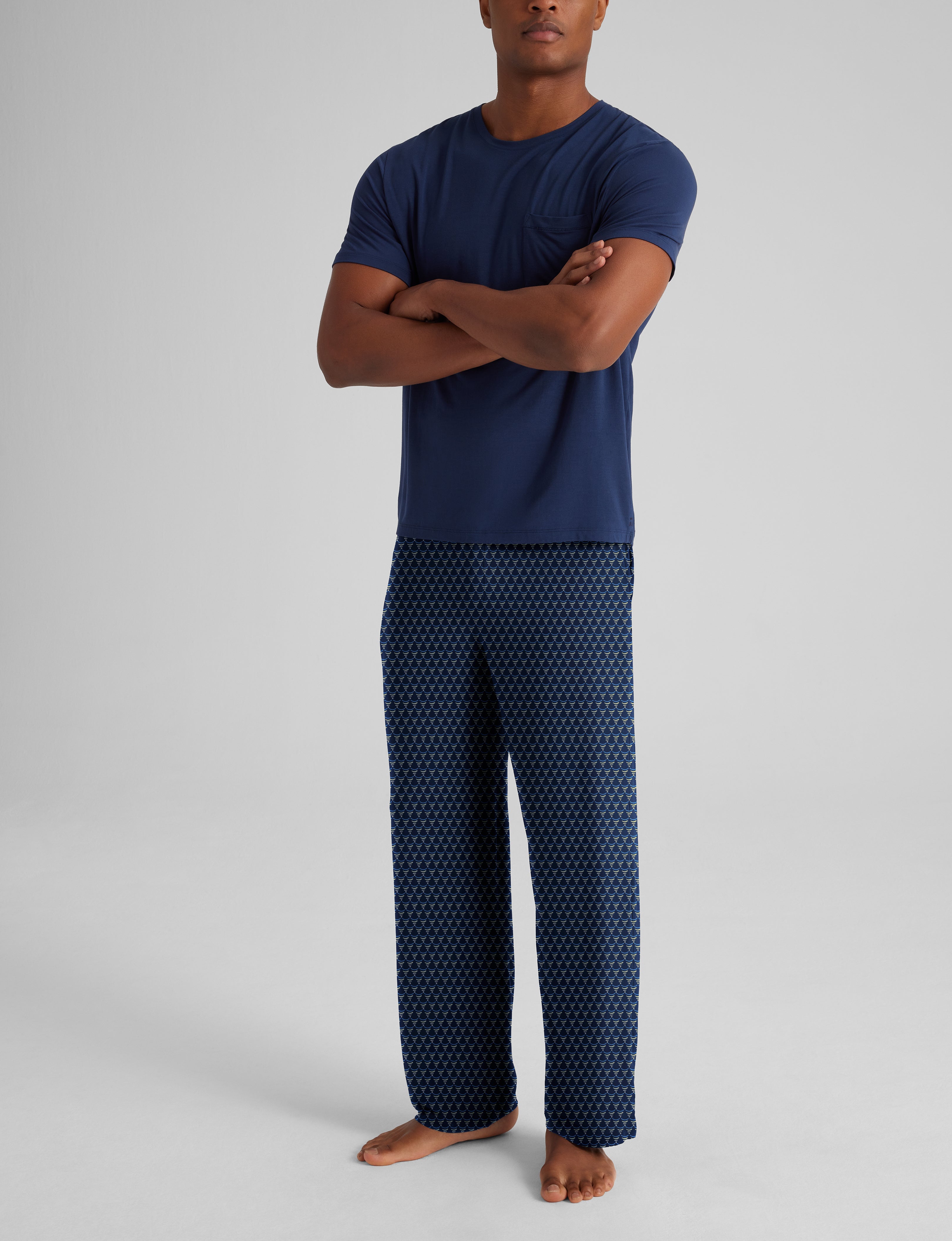 Second Skin Sleep Pocket Tee & Pant Set - Ultra Soft Pajama Set for Women - Perfect for Lounging, Sleeping & Travel