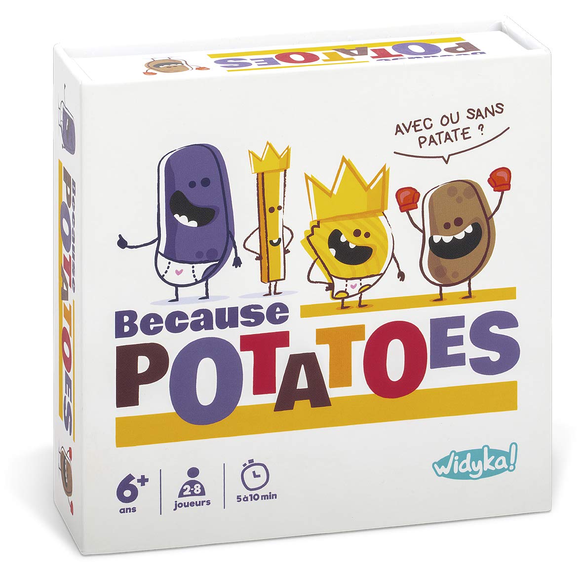 Widyka! - Because Potatoes - Family Card Game for Ages 6-99 - Fun Party & Travel Board Game for Kids & Adults - Perfect for Game Nights, Camping Trips & Family Gatherings
