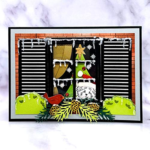 Window Phrases Die Set for Card-Making and Scrapbooking by The Stamps of Life - Windows2Stamp Die Cuts for DIY Craft Projects and Handmade Greeting Cards