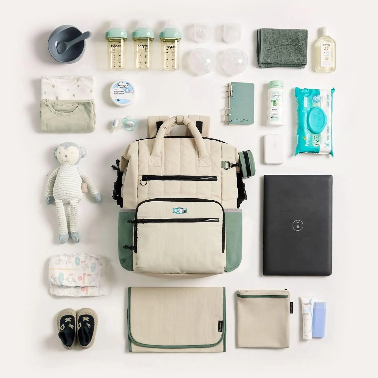 Paz 25L Waterproof Diaper Backpack for Baby Essentials - Perfect for Travel, Daycare & Parenting On-the-Go