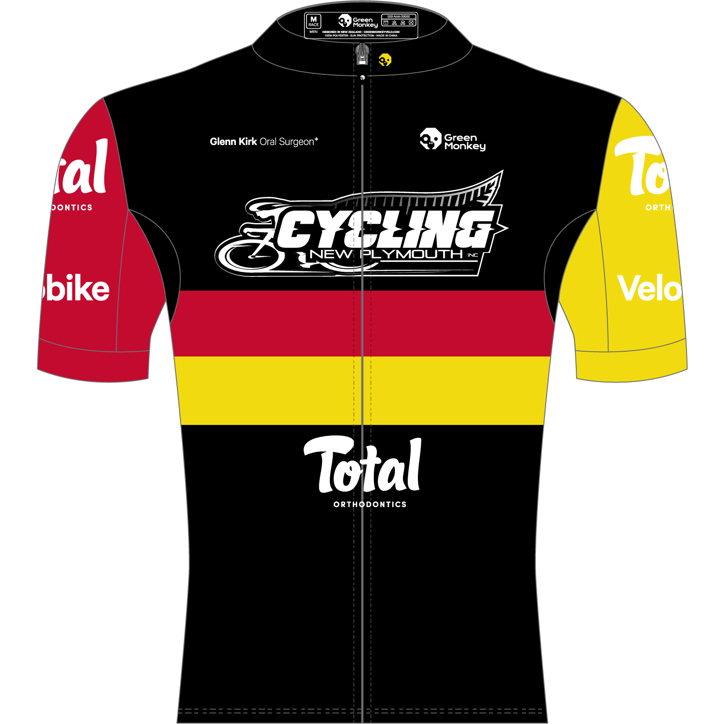 Premium Men's Cycling Aero Jersey - Breathable & Lightweight for Road Biking - Perfect for Racing & Training - New Plymouth Design