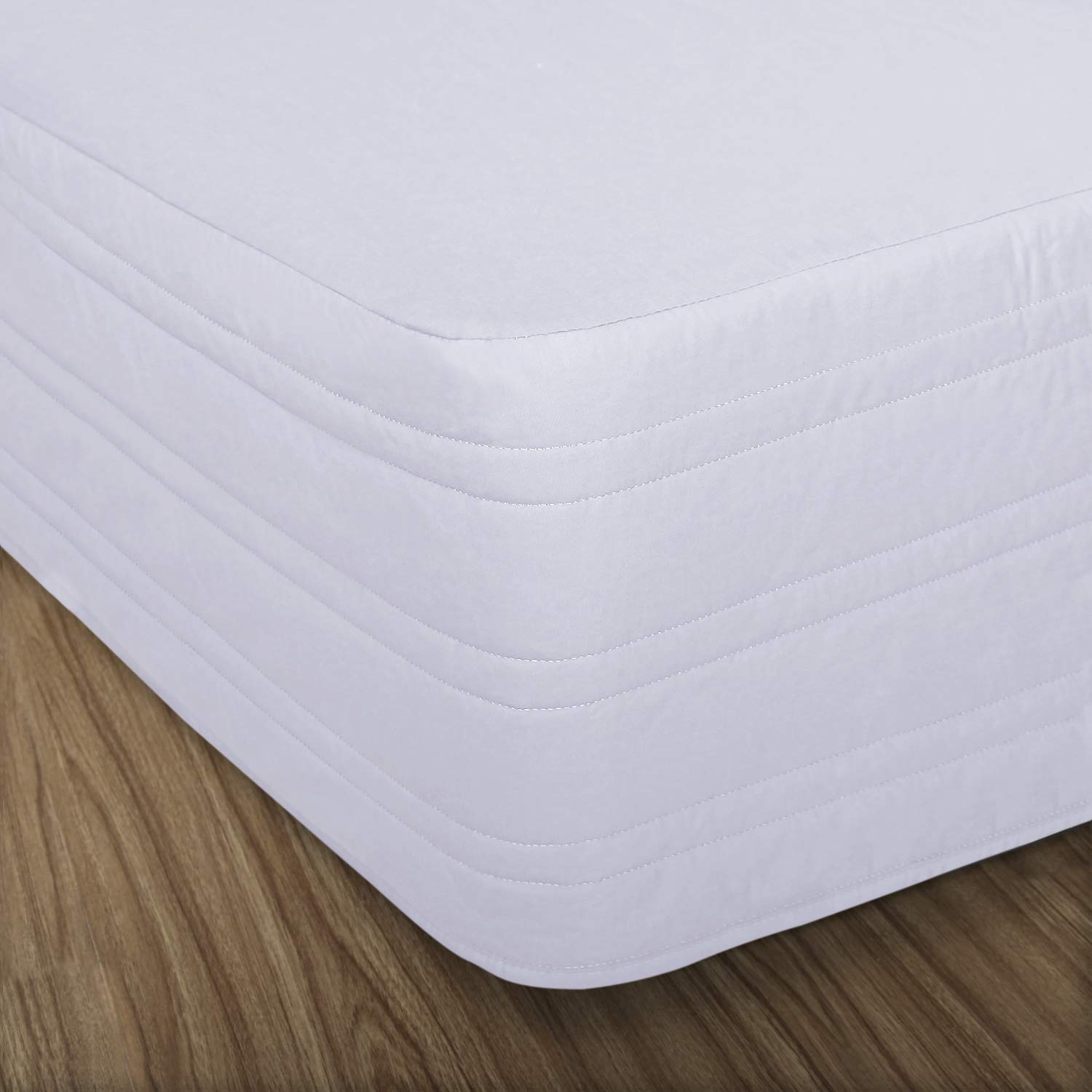 Ramesses Polyester Blended Quilted Bed Skirt - Anti-Wrinkle, Fade Resistant Dust Ruffle with 14