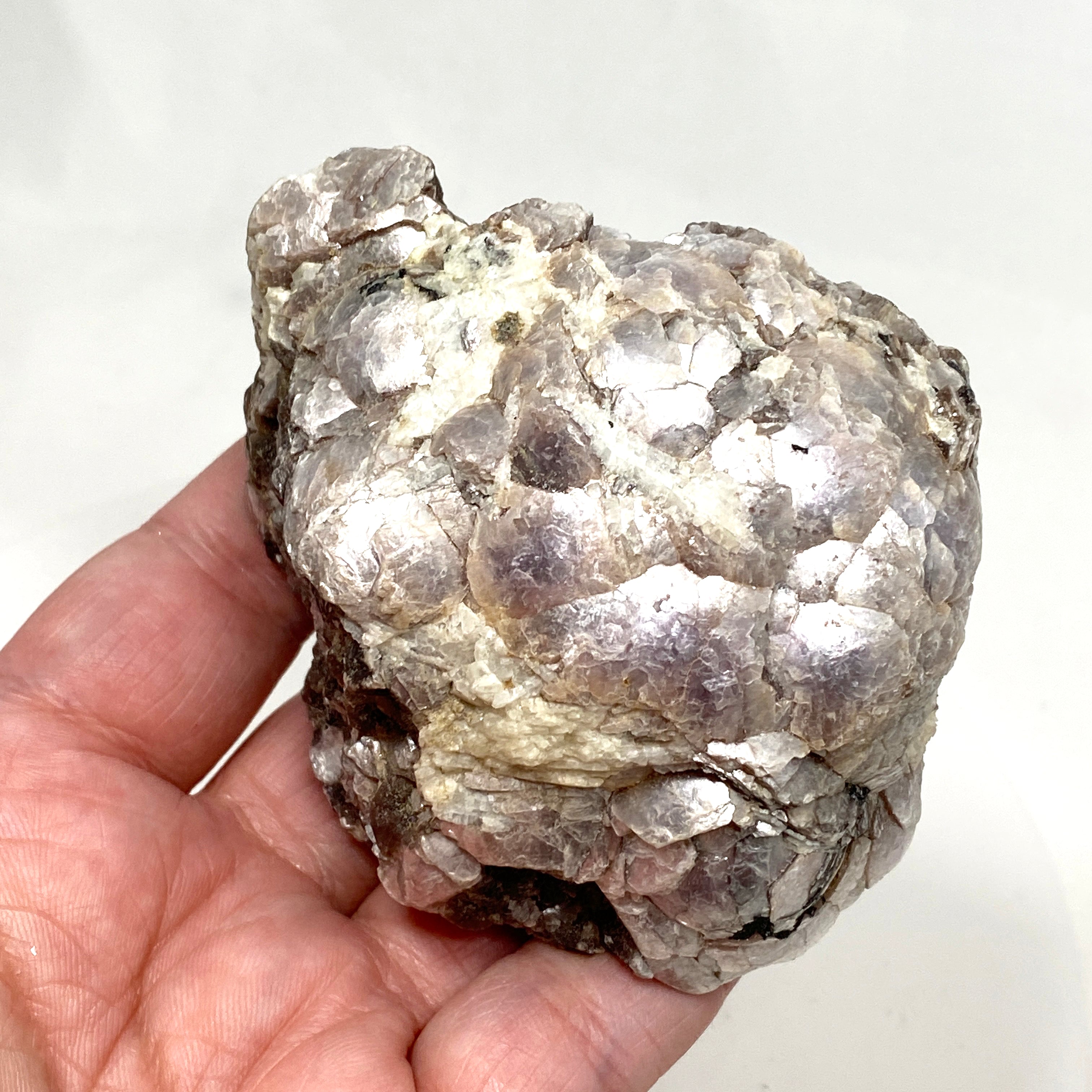Natural Lepidolite Crystal Stone - Healing & Stress Relief | LEPC 01 | Meditation, Jewelry Making & Home Decor