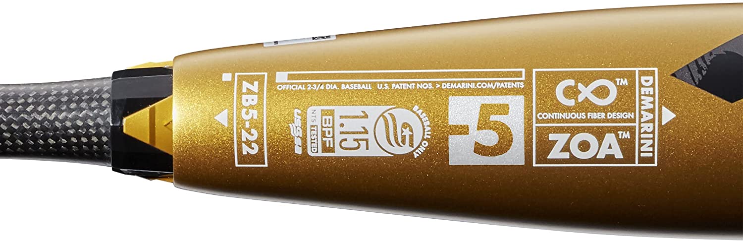 2022 DeMarini Zoa USSSA Youth Baseball Bat - 2 5/8