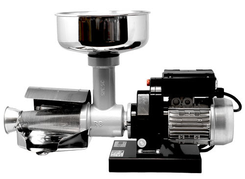 Nella Tomato Squeezer - 110 RPM Electric Tomato Press with 0.4 HP Motor (115V) - Perfect for Making Homemade Tomato Sauce, Juice & Puree for Restaurants, Canning & Italian Cooking
