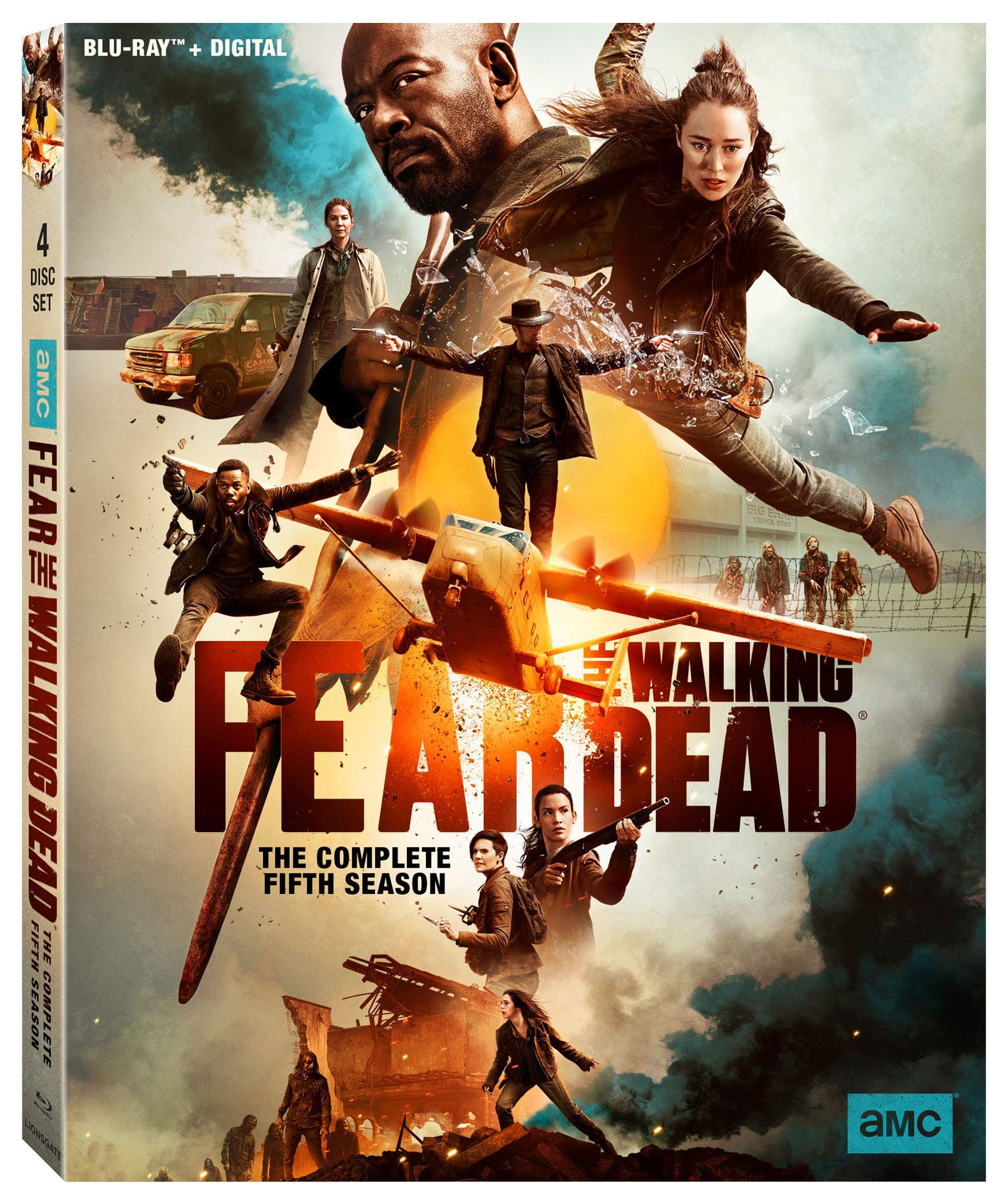 Fear The Walking Dead Season 5 DVD - Complete Season Box Set | AMC Zombie Apocalypse TV Series | Perfect for Horror Fans & Post-Apocalyptic Drama Lovers | Great for Movie Nights & Halloween Parties