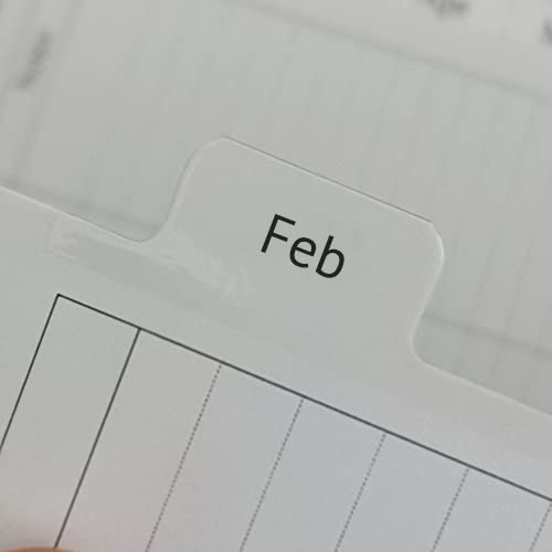 Newestor 2025 A5 Planner Inserts – Filofax A5 Compatible Weekly & Monthly Appointment Book Pages with Tabs, 6-Hole Punch – Perfect for Office, School, and Personal Organization