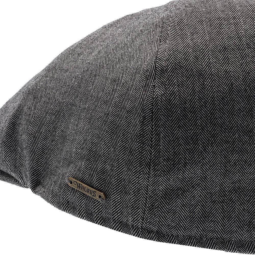 Walrus Checkmate Dark Gray Duckbill Cap - Stylish Casual Wear