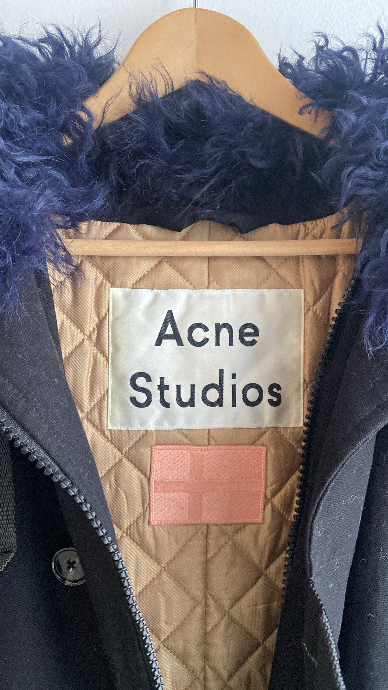 Acne Fur Collar Parka Jacket - Women's Winter Coat with Detachable Faux Fur Hood | Warm Windproof Outerwear for Cold Weather, Snow & City Fashion
