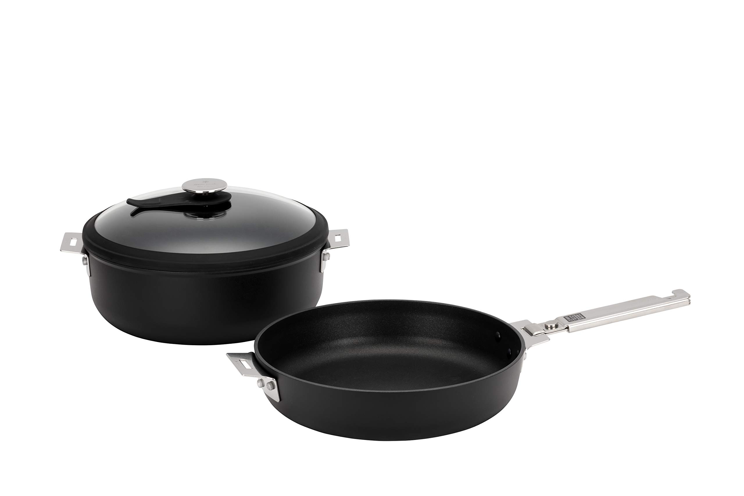 Snow Peak Titanium Camping Cookware Set - Lightweight Portable Outdoor Cooking Gear for Backpacking, Hiking & Camping | Perfect for Camp Stoves & Backpacking Meals