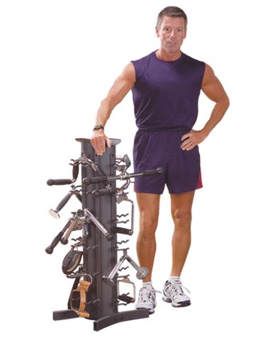 Body Solid VDRA30 Gym Equipment Stand - Heavy Duty Fitness Accessory Rack for Home & Commercial Use - Perfect for Dumbbells, Kettlebells & Weight Plates Storage
