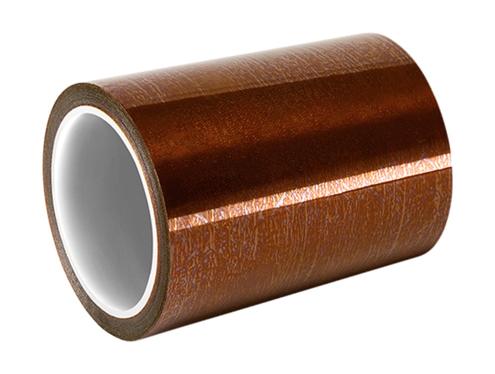 High-Temperature Amber Polyimide/Silicone Tape with Liner - 6