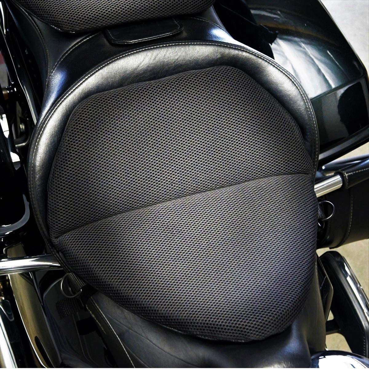 CONFORMAX TOPPER EXCEL ULTRA-FLEX Motorcycle Gel Seat Cushion - Large Size (16x14x3) with AIRMAX Technology for Comfort & Support - Perfect for Long Rides, Touring & Cruising