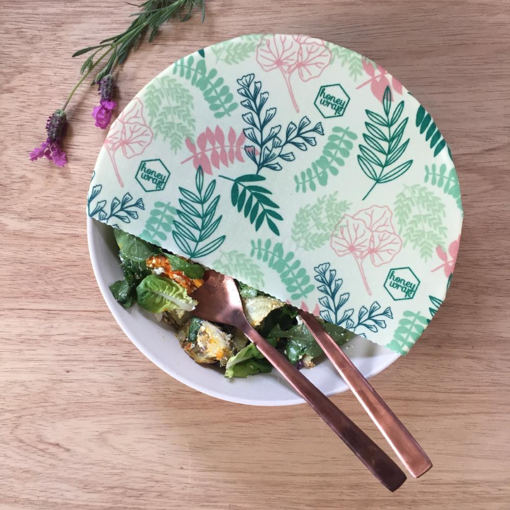 Organic Beeswax Food Wraps 5-Pack - Reusable Eco-Friendly Sustainable Food Storage for Sandwiches, Fruits & Leftovers | Perfect for Kitchen, Picnics & Zero Waste Lifestyle