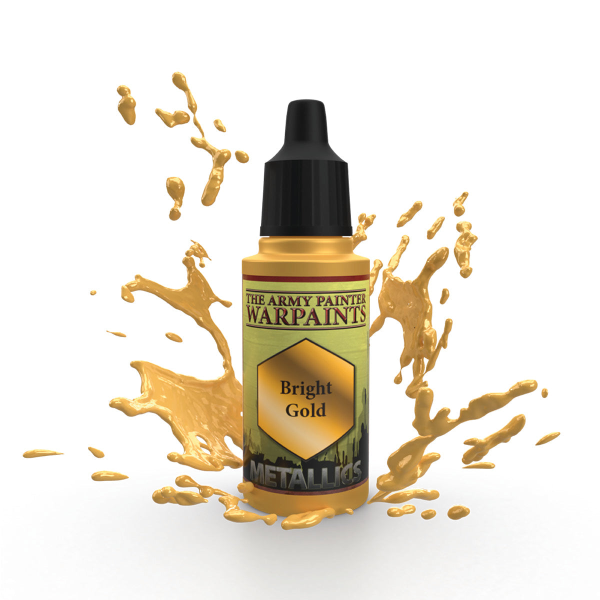 Warpaints Metallics Bright Gold - Premium Metallic Face & Body Paint for Cosplay, Halloween & Artistic Makeup - Shimmering Gold for Costumes, Events & Creative Designs