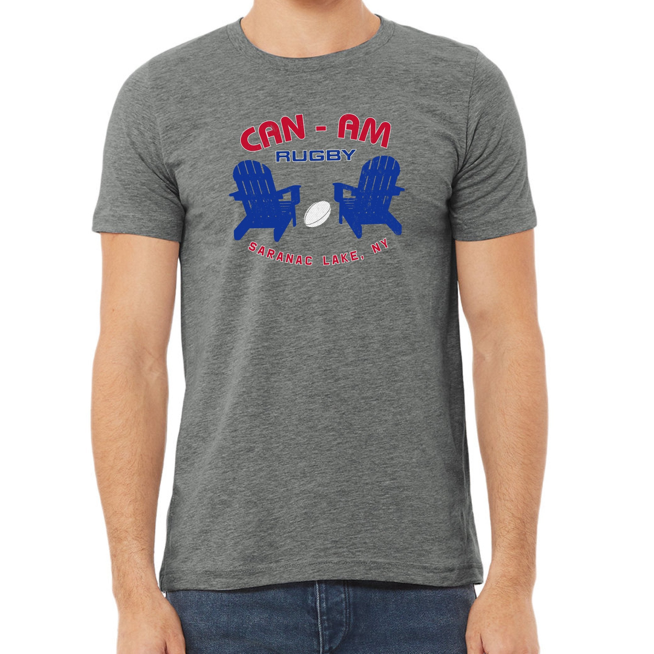 Can Am Adirondack Chairs T-Shirt - Comfortable Cotton Tee for Outdoor Enthusiasts - Perfect for Camping, Backyard Relaxation & Summer Adventures