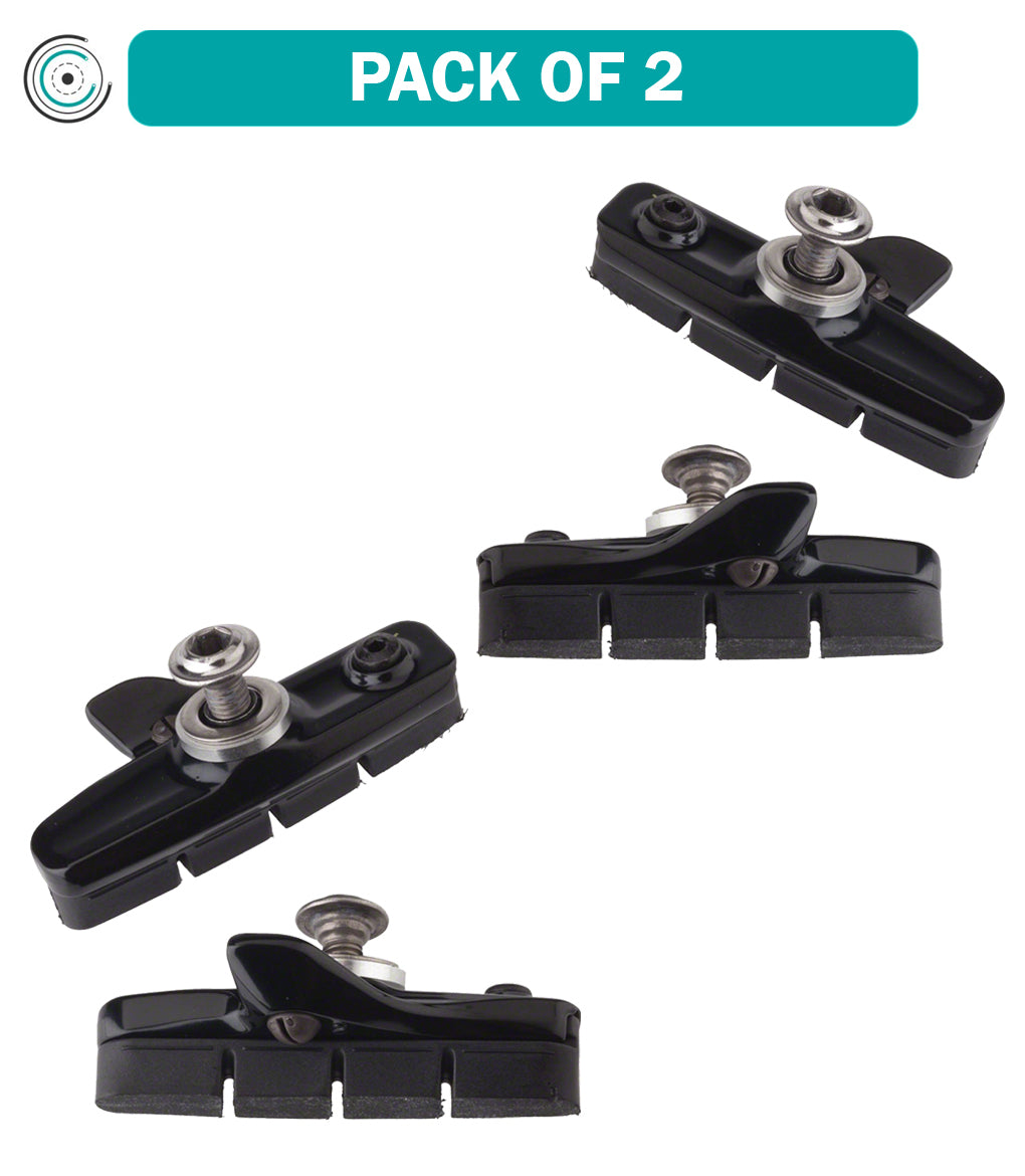 2 Pack Shimano Dura Ace BR-R9100 BR-R9000 Road Bike Rim Brake Pads - OEM Replacement Brake Shoes for High-Performance Cycling | Perfect for Road Racing & Commuting