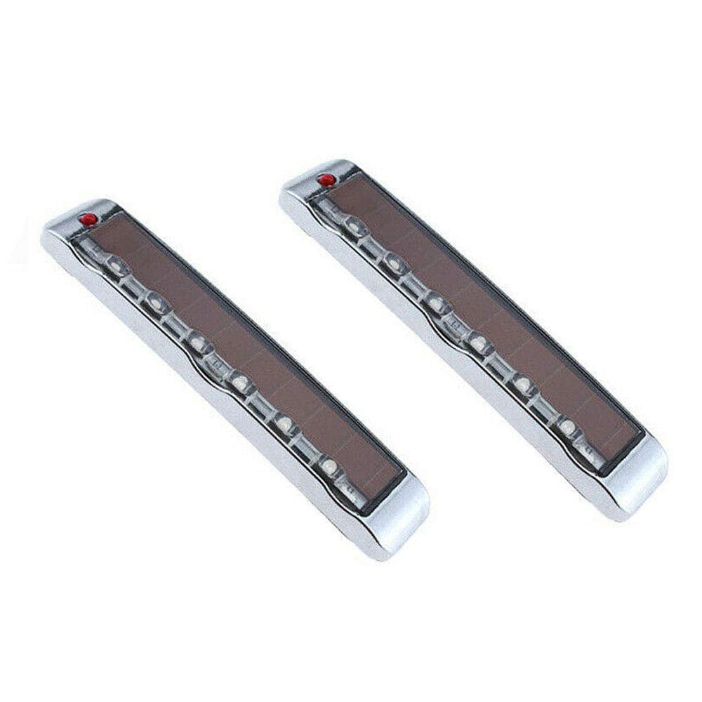 Solar Car Door Edge Guard - Anti-Collision & Anti-Static Protection with LED Strobe Warning Lights for Night Safety | Perfect for Parking Lots, Garages & Low Visibility Conditions